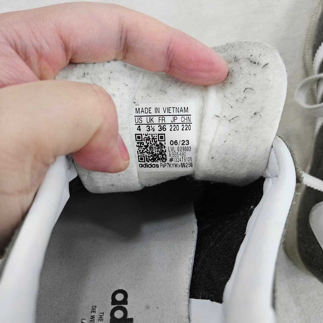 [220] 아디다스 여성 가젤 솔리드 그레이 스니커즈 0115YH2 상품이미지5