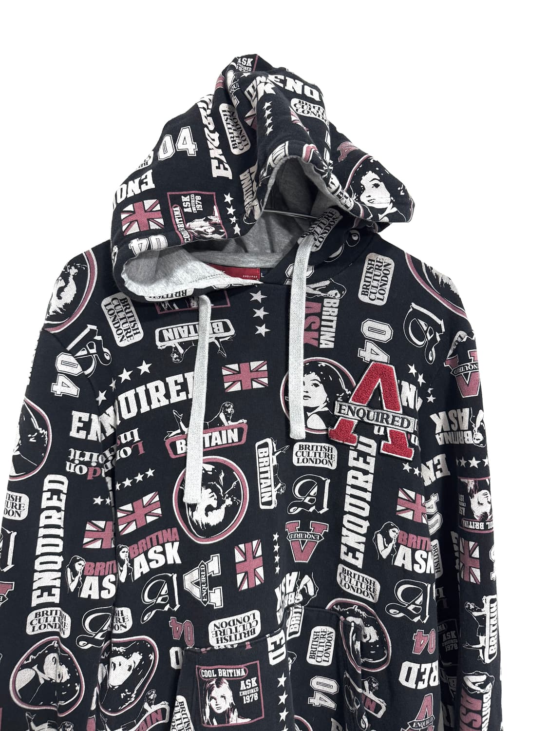 Vintage print hoodie 상품이미지2