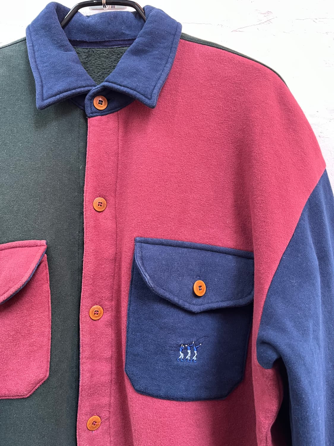 Henry Cotton s 컬러 블록 셔츠 L 상품이미지2