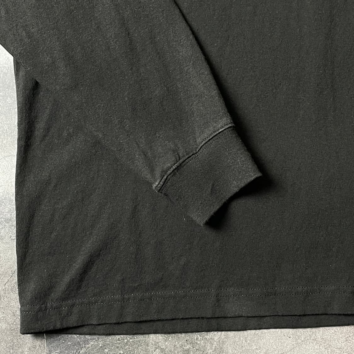 CARHARTT 칼하트 빈티지 블랙 코튼 긴팔 티셔츠 A00491 상품이미지3