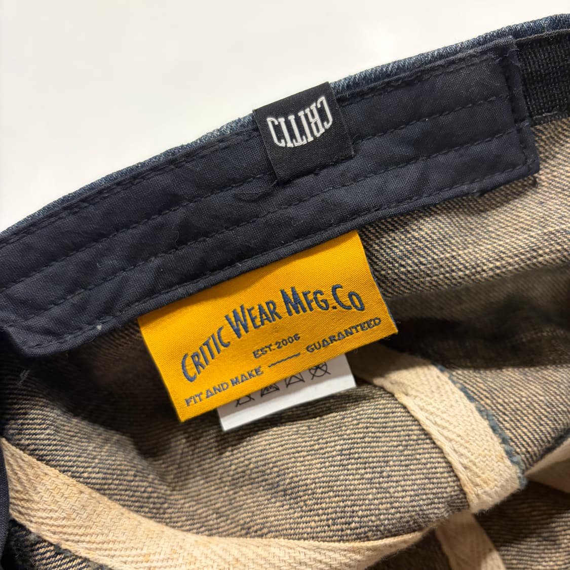 크리틱 Critic 데님 볼캡 모자 상품이미지5