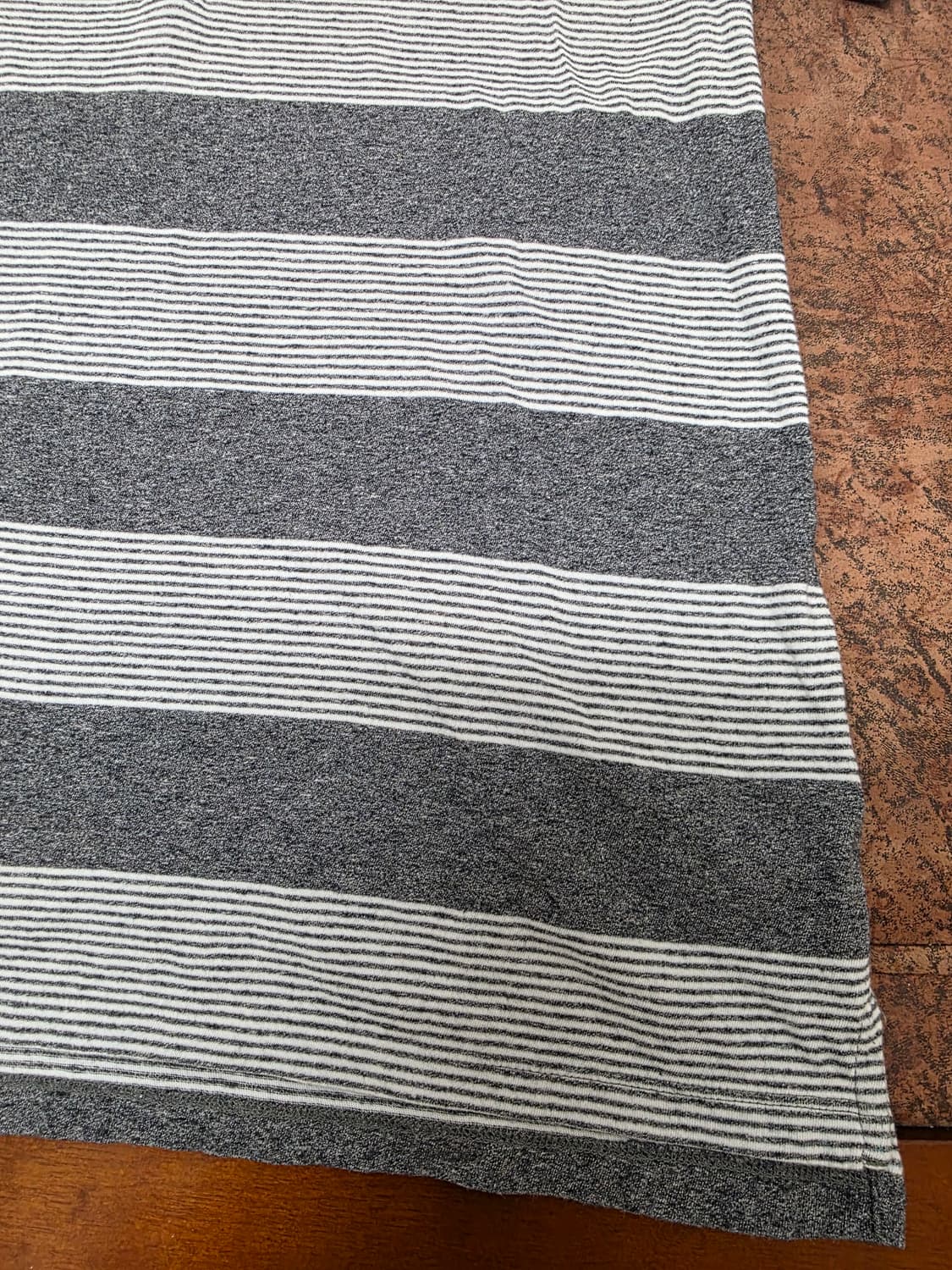 캘빈클라인 스트라이프 헨리넥 반팔티 L 상품이미지5