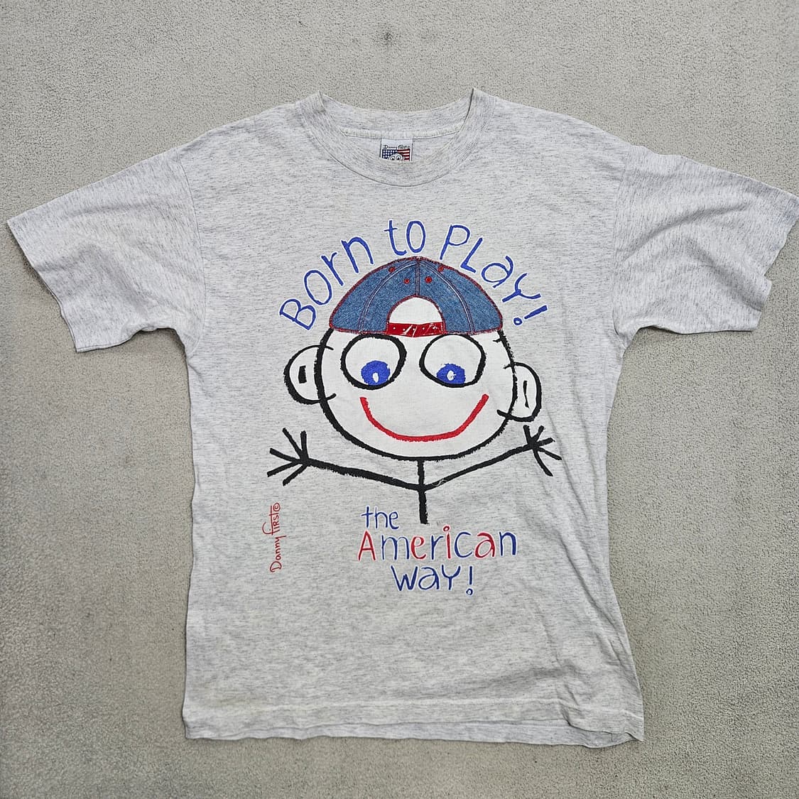 90s 대니 퍼스트 티셔츠 L Made in USA 상품이미지1