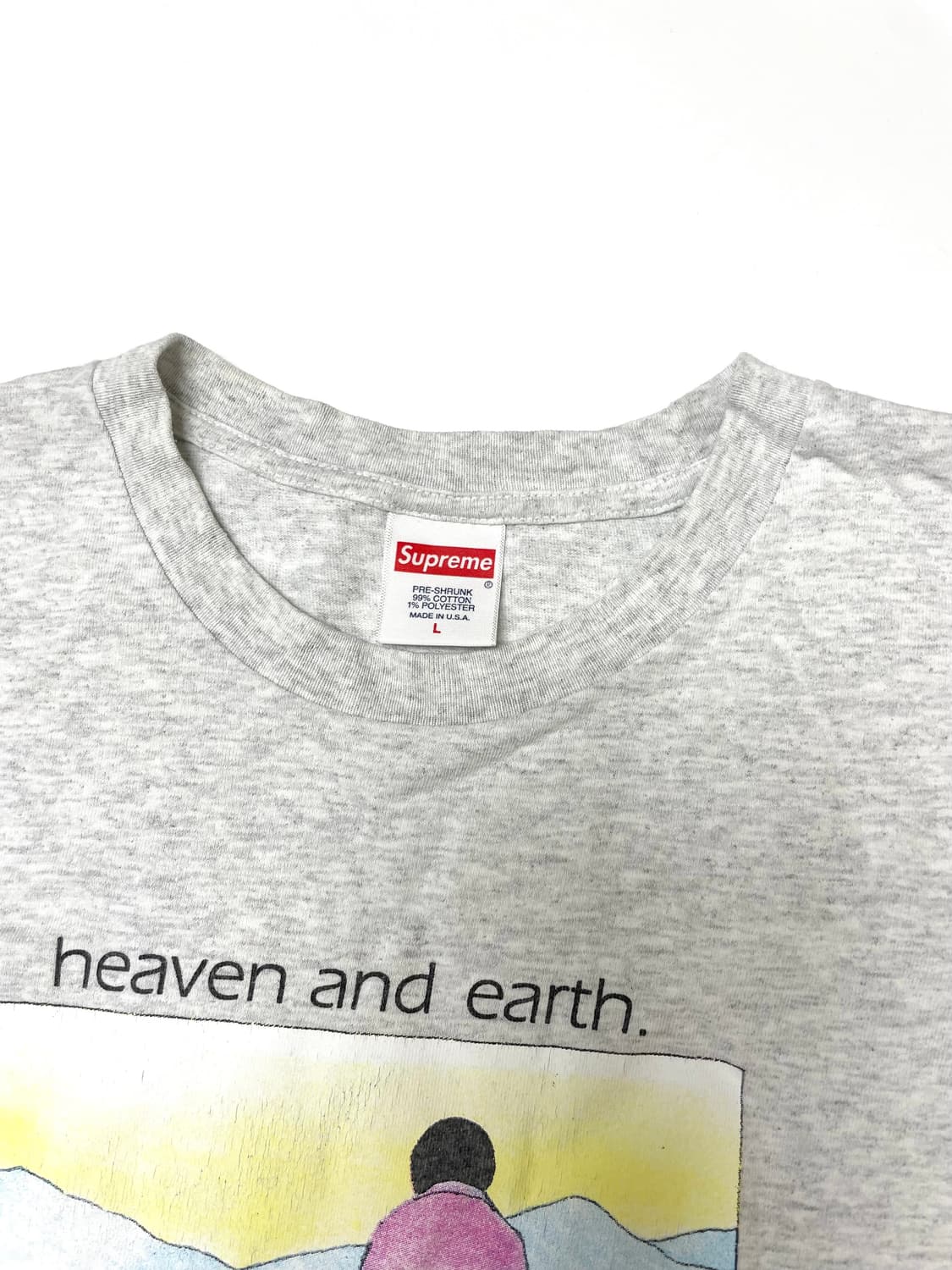 [L]슈프림 티셔츠 애쉬그레이 상품이미지2