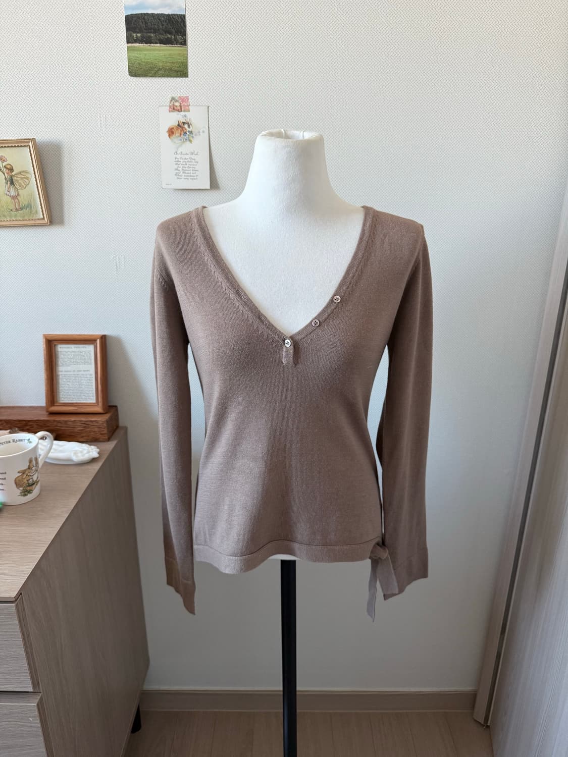 귀여운 단추니트 상품이미지1