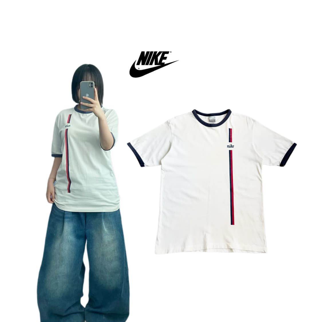 나이키 00s 링거티 반팔 티셔츠 상품이미지1