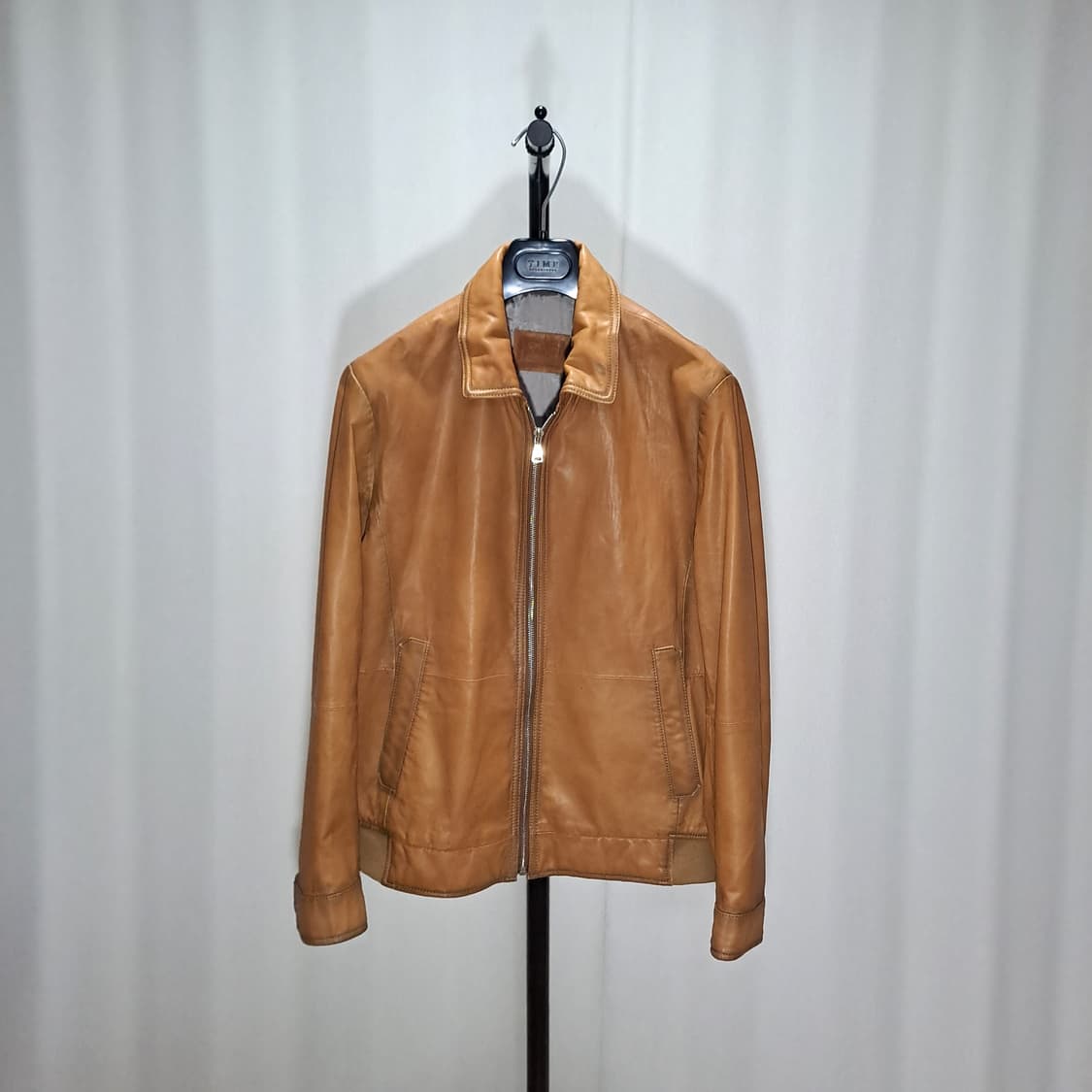 (택포) 오일워싱 양가죽 블루종 95 B413 상품이미지1