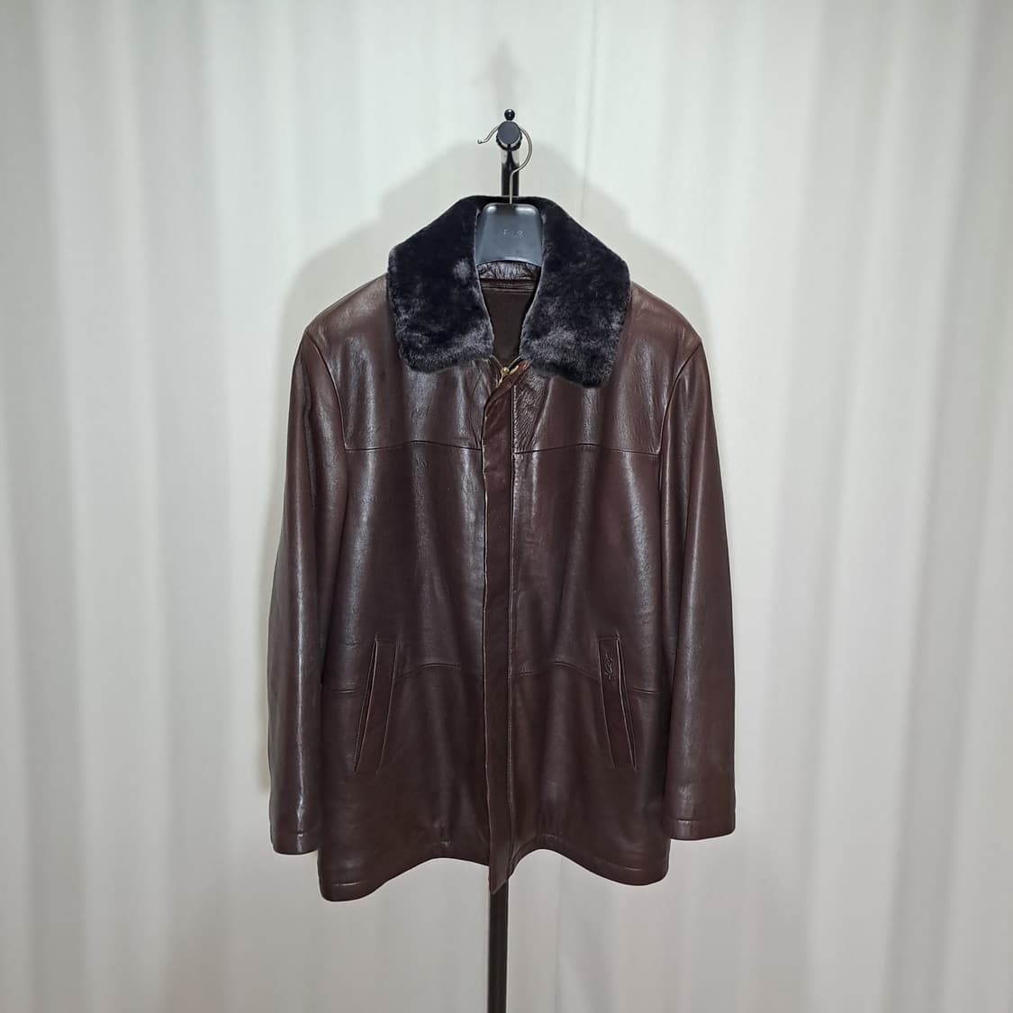 (택포) 입생로랑 양가죽 안감 탈부착 자켓 105 B753 상품이미지1