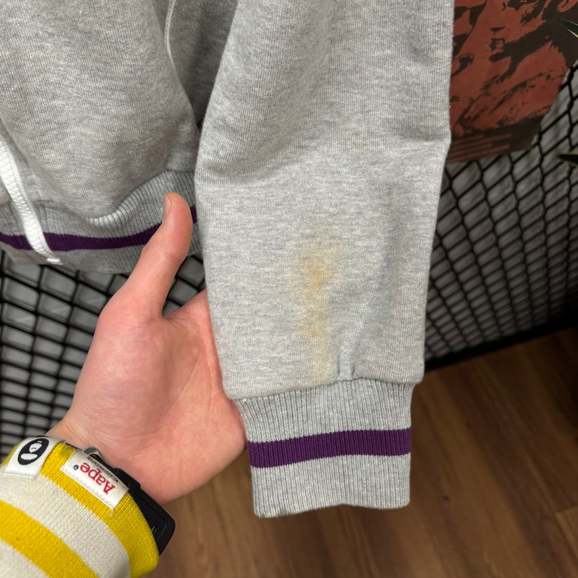 00s 돌체앤가바나 코튼 트랙 자켓 전면 로고 포인트 그레이 상품이미지9