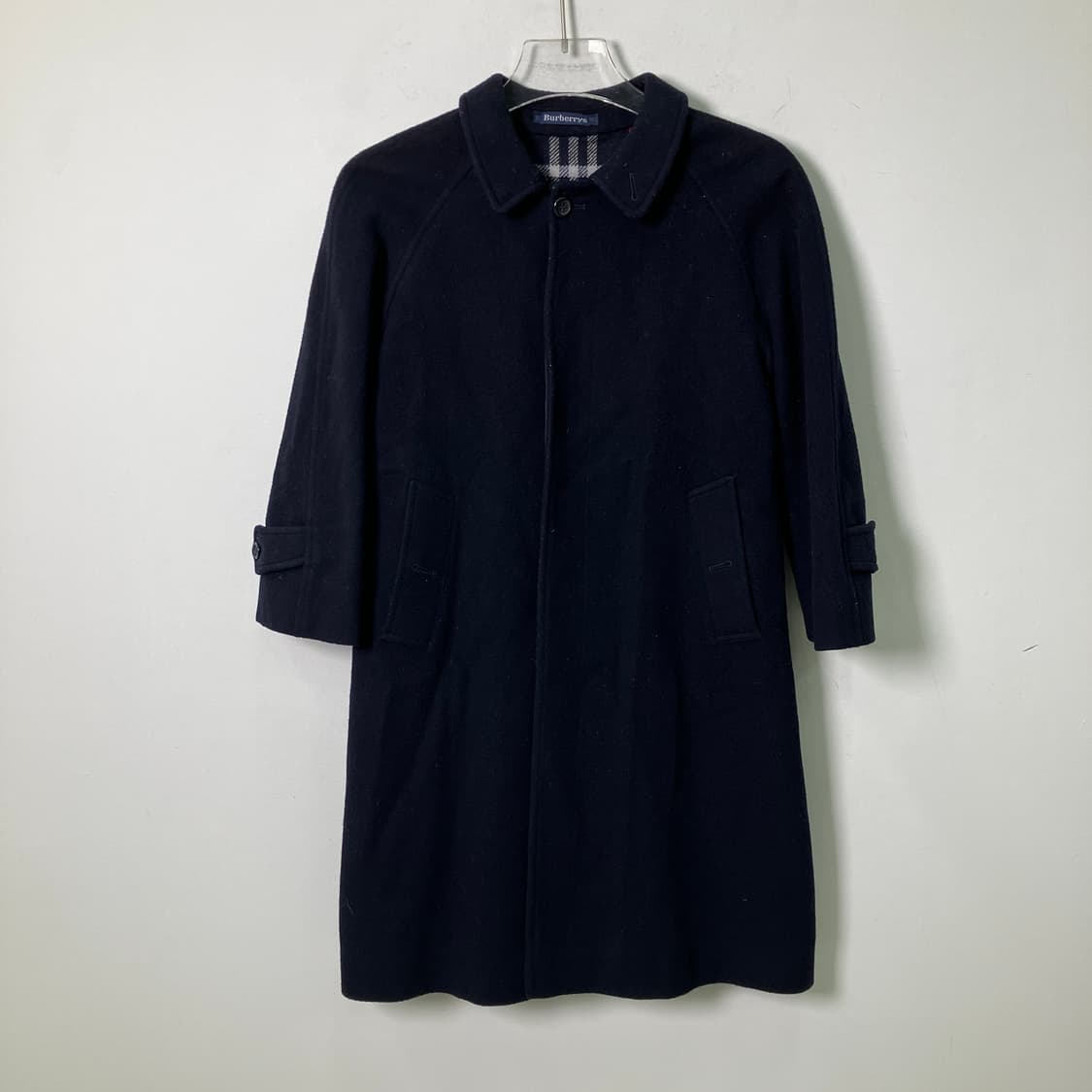 버버리 네이비 울 맥코트 상품이미지1