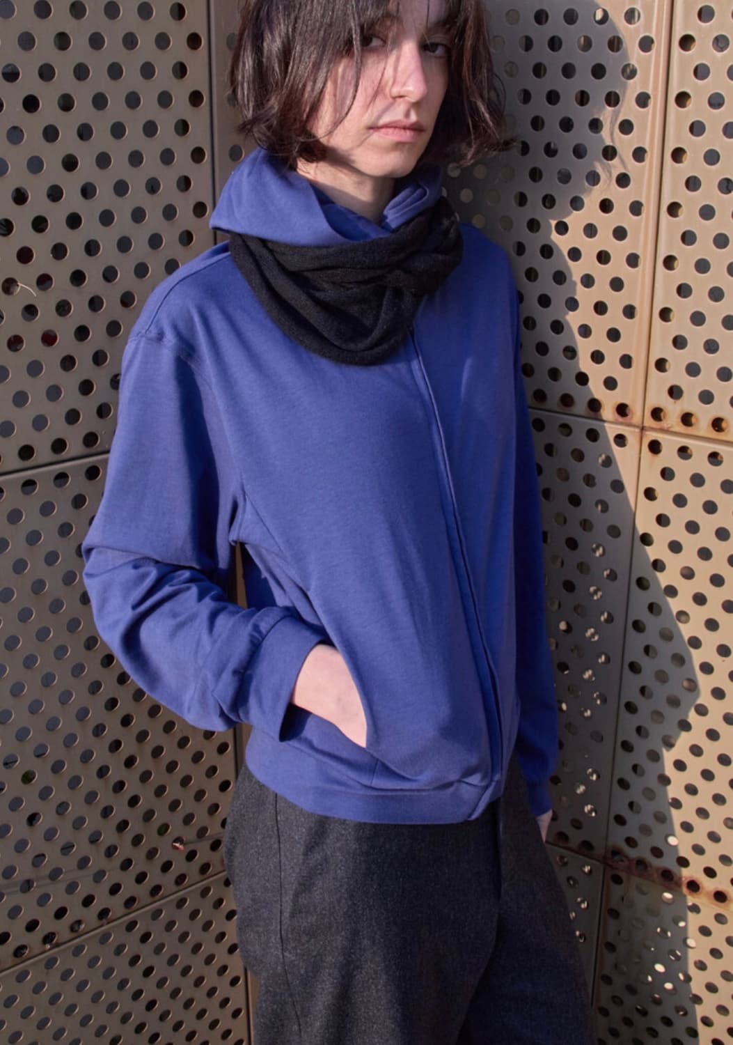 (구매, 2) 머듈 라운지 후디 집업 블루 구매합니다 상품이미지1