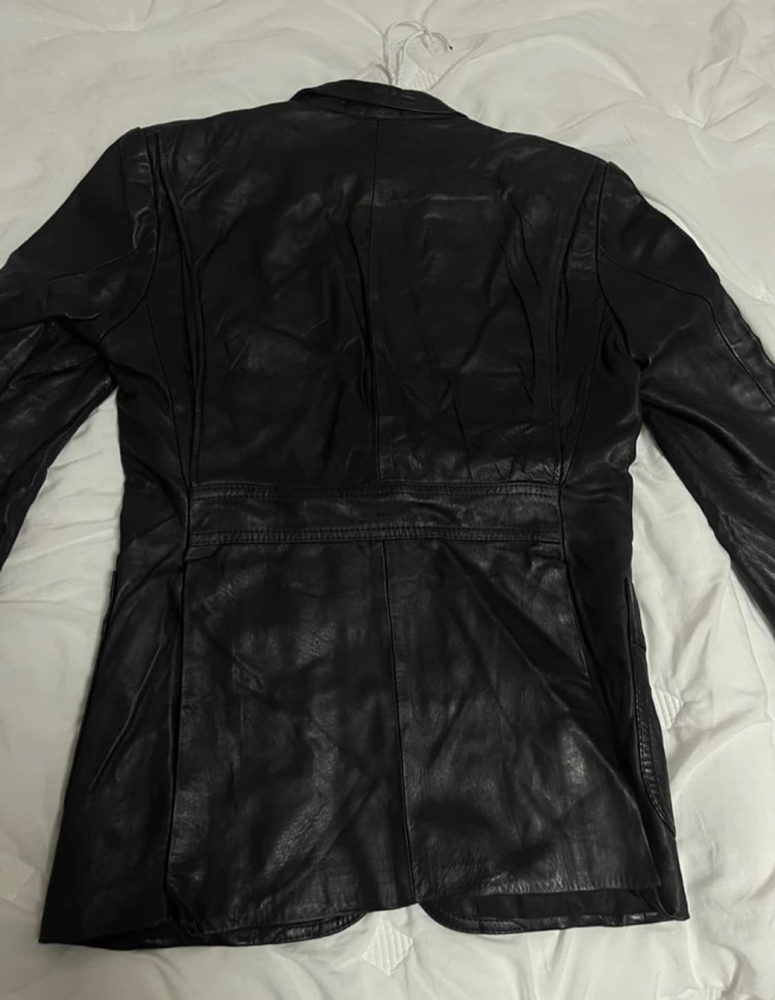 빈티지 양가죽 블레이저 가죽 자켓 백예린무드 상품이미지6