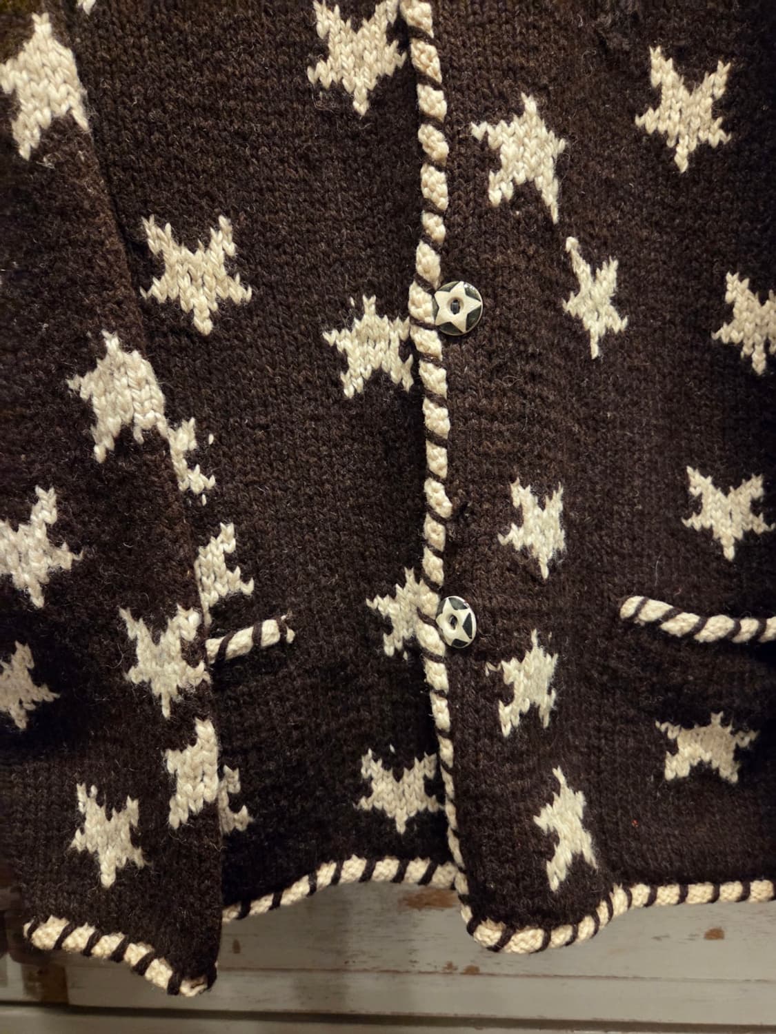 vtg 핸드메이드 니트 가디건 상품이미지5