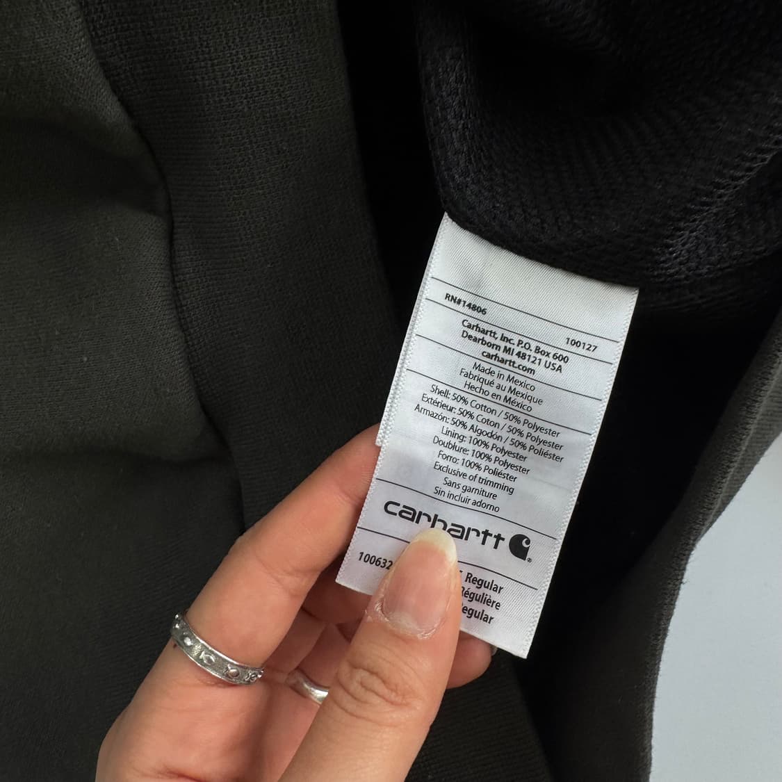 Carhartt 칼하트 다크 그린 후드집업  상품이미지7