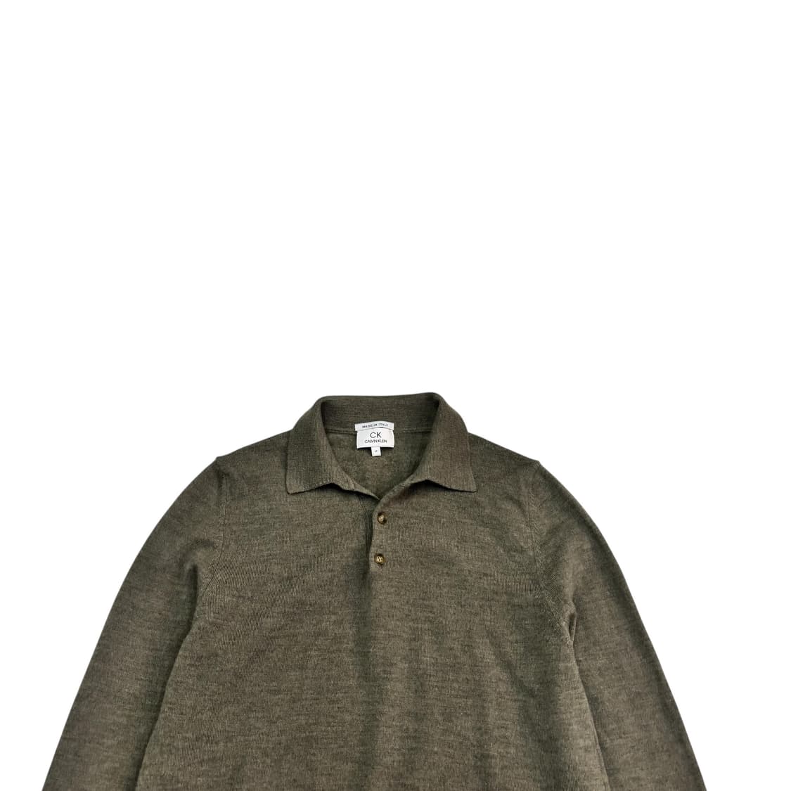 캘빈클라인 이태리 슬림 핏 카라 니트 상품이미지2