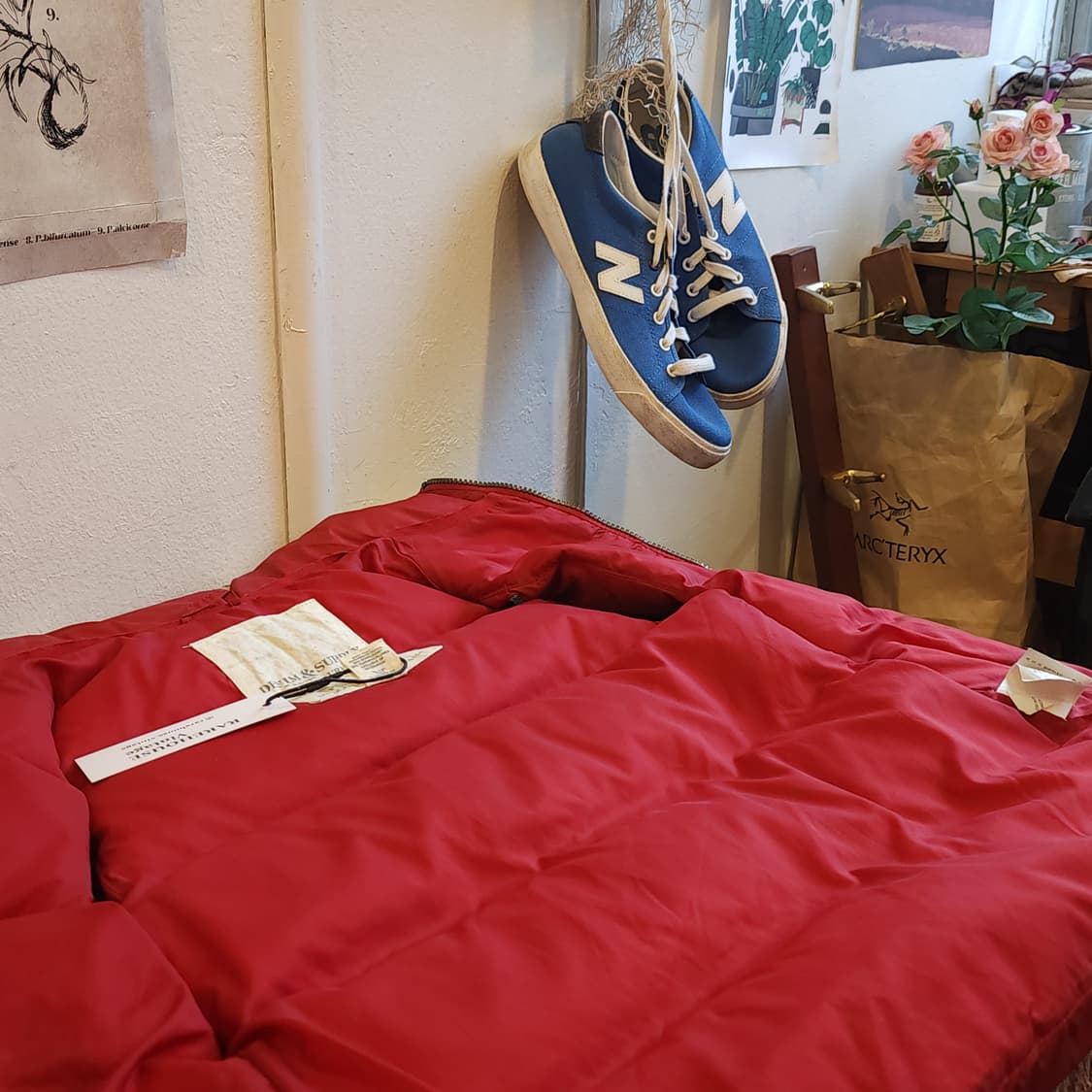 폴로 패딩 조끼 데님앤서플라이 패딩 베스트 더플 버튼 레드 xs 상품이미지7