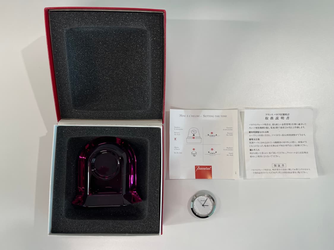 Baccarat 바카랏 베가 탁상시계 바 카라 상품이미지8