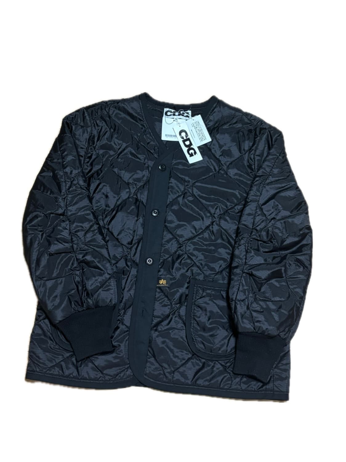 CDG × Alpha Industries Liner Jacket Blac 상품이미지1