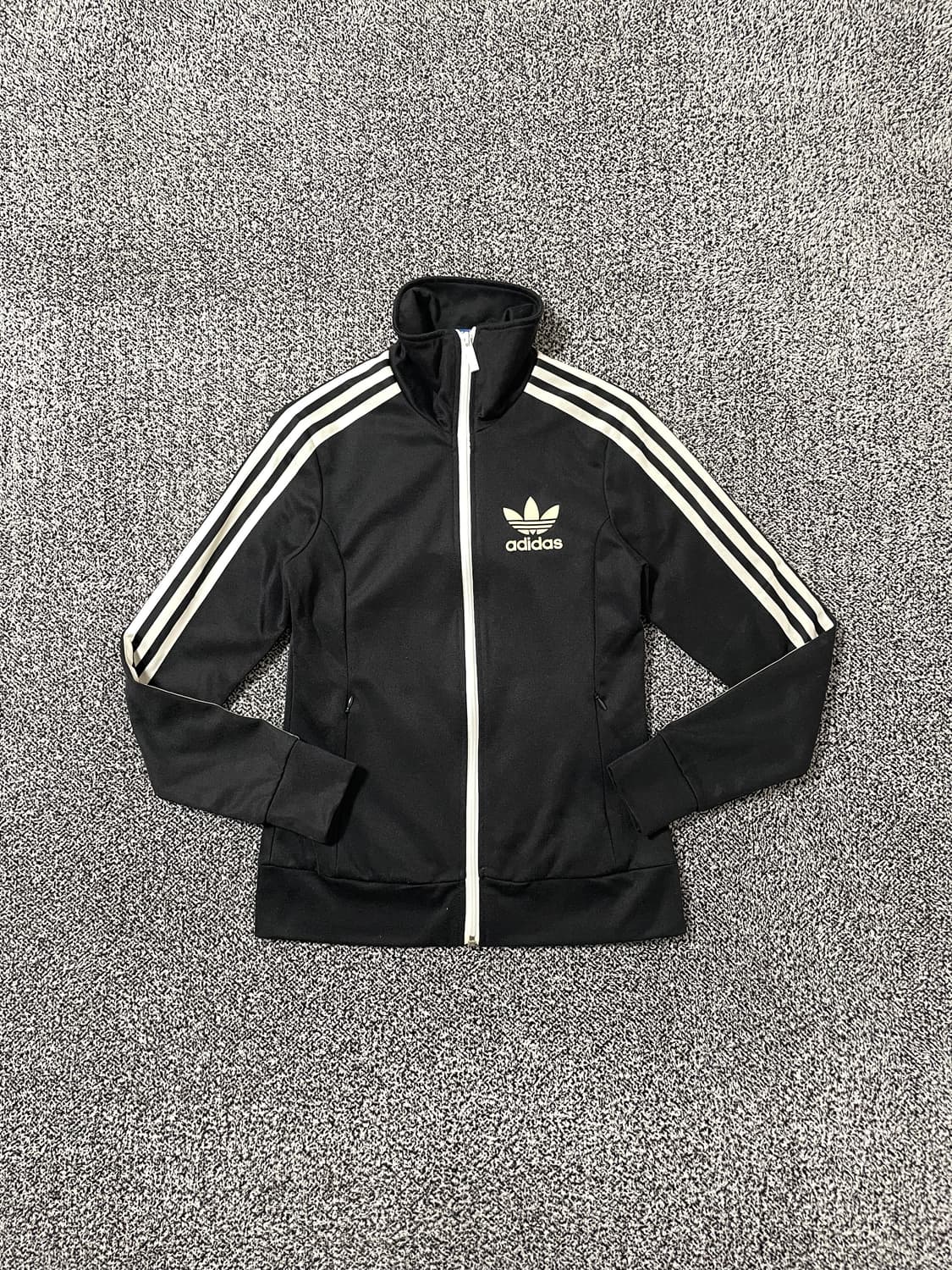 빈티지9. 아디다스 져지 딥차콜 유로파 딱붙핏 트랙탑 자켓 점퍼 상품이미지1