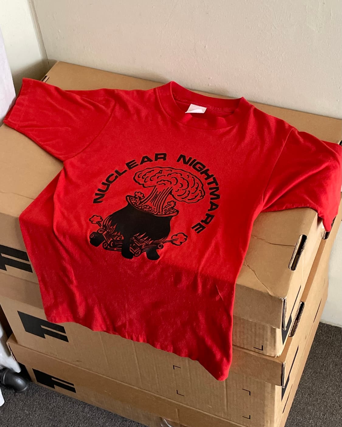 80s USA ‘Nuclear nightmare’☢️ T-shirt  상품이미지6