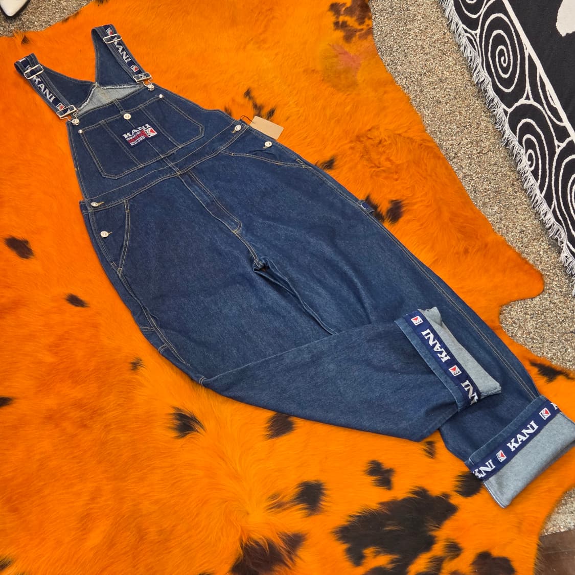 칼카니 올드스쿨 카펜터 데님 오버롤 상품이미지2