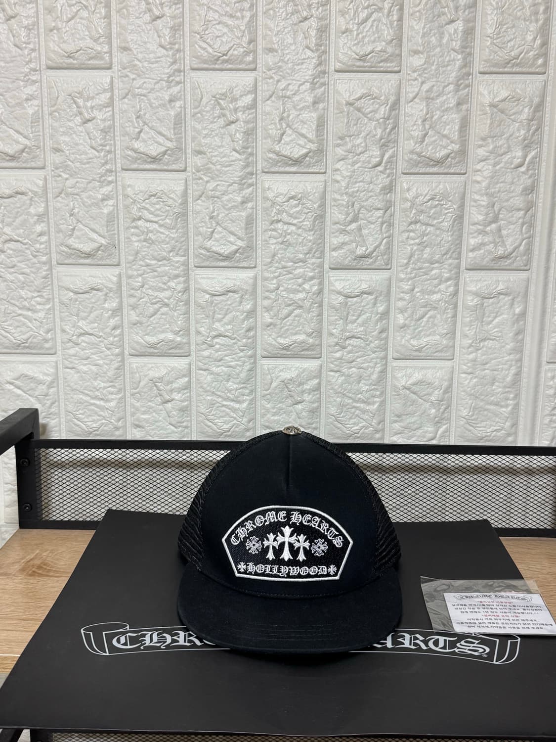 [OS] 크롬하츠 킹 타코 메쉬 트러커 햇 블랙 상품이미지1