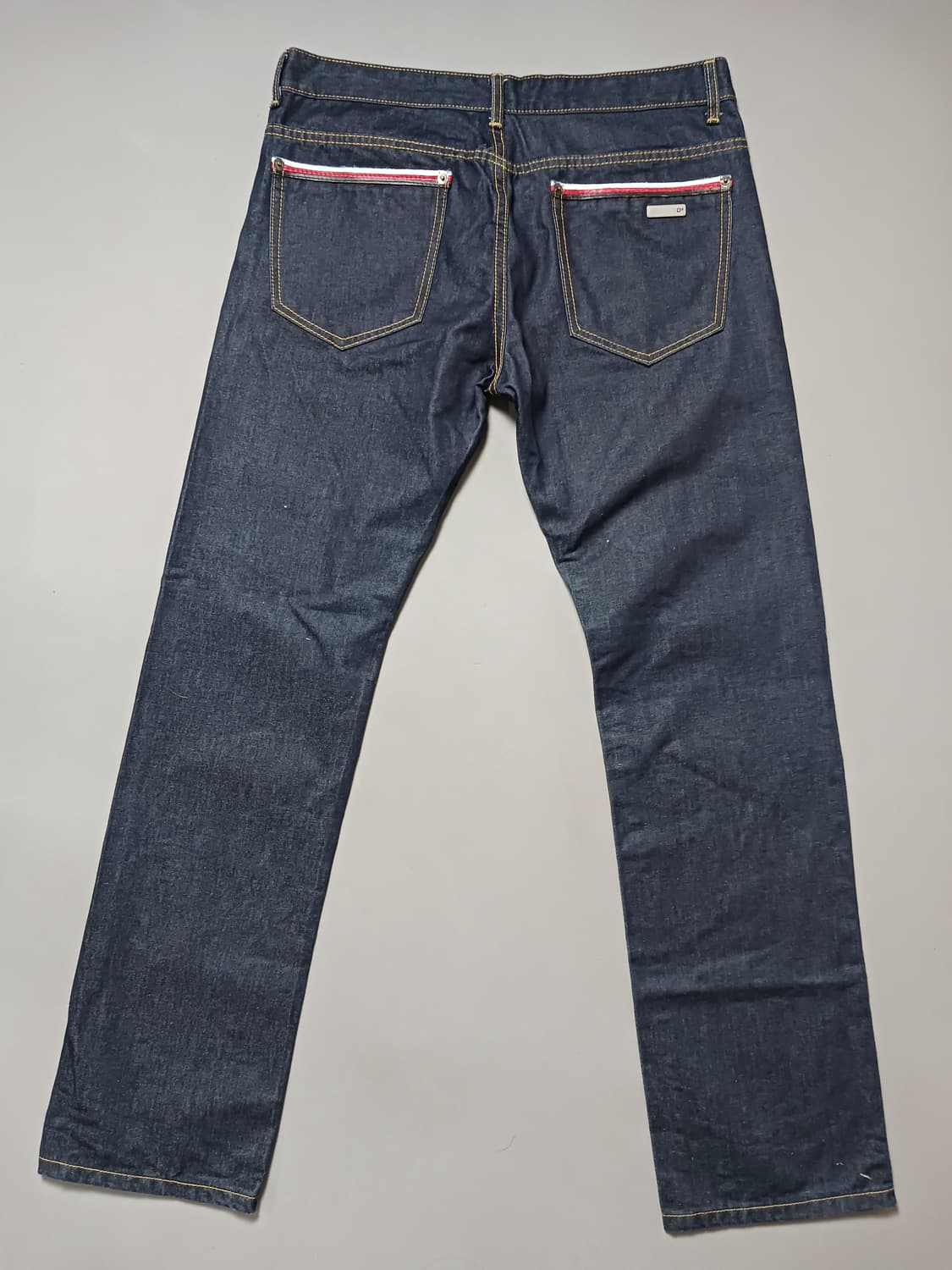 [36] 빈티지 D2 진청생지 삼선 레귤러진 청바지 상품이미지7