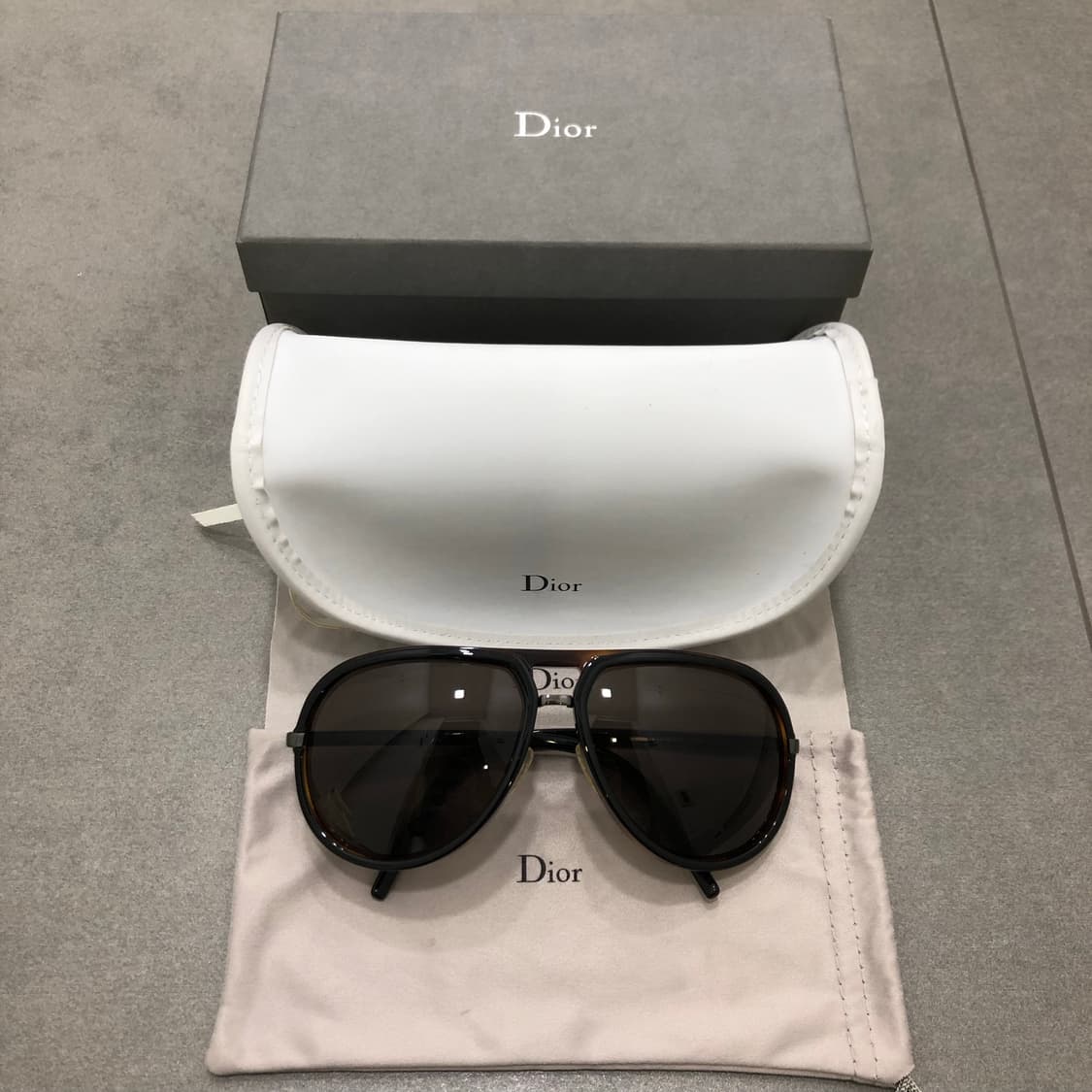 디올옴므 블랙타이 이태리 보잉 파일럿 선글라스 상품이미지1