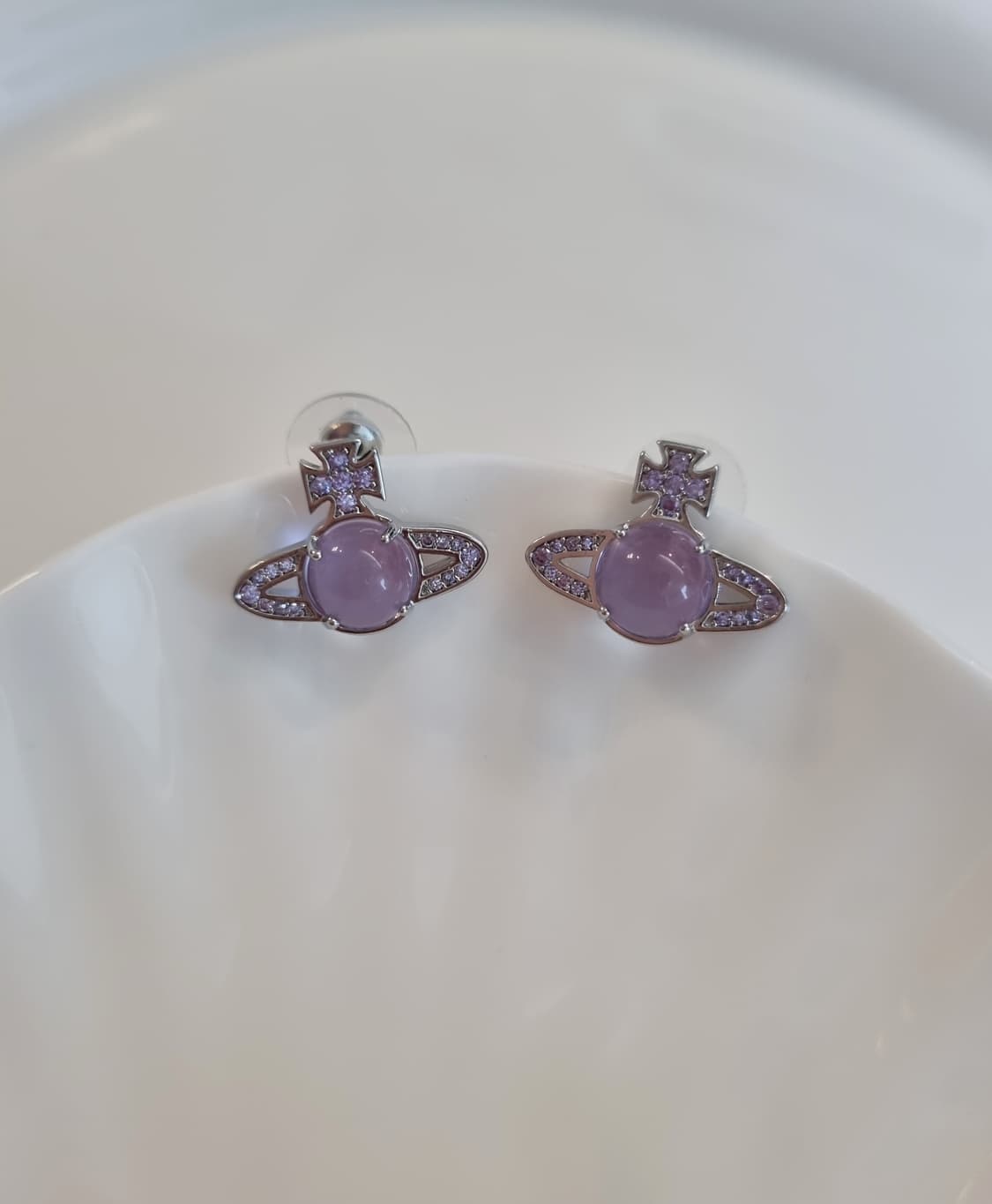 비비안웨스트우드 업사이클링 퍼플볼 귀걸이 상품이미지2