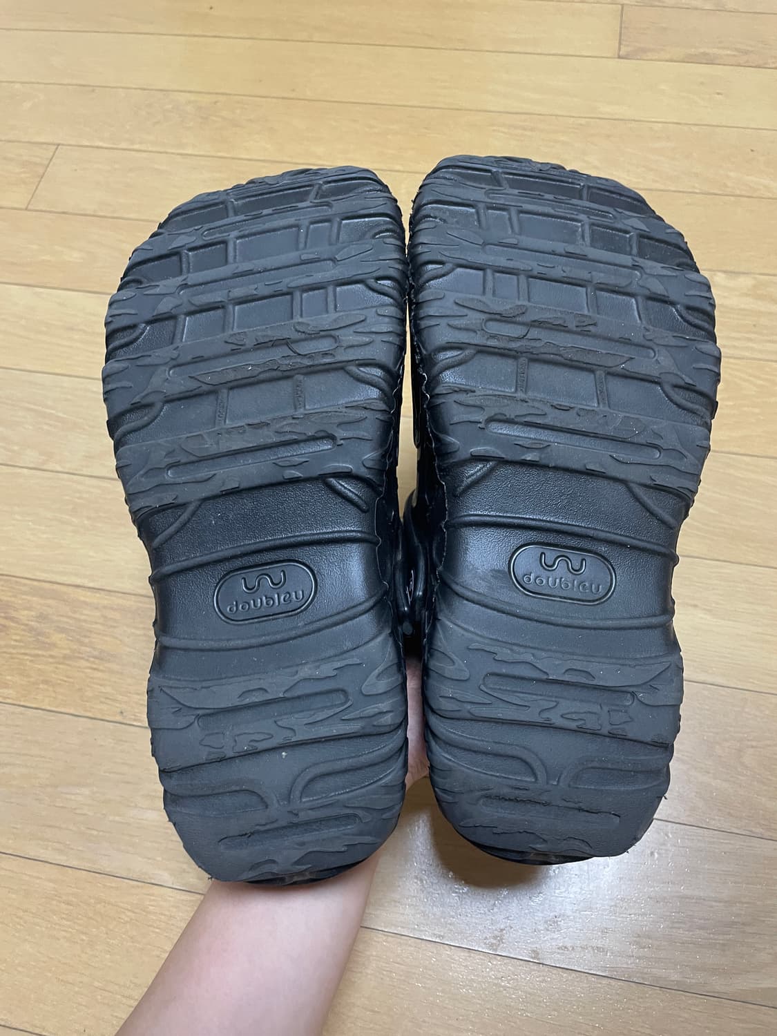 270 더블유 클로그 블랙 상품이미지3