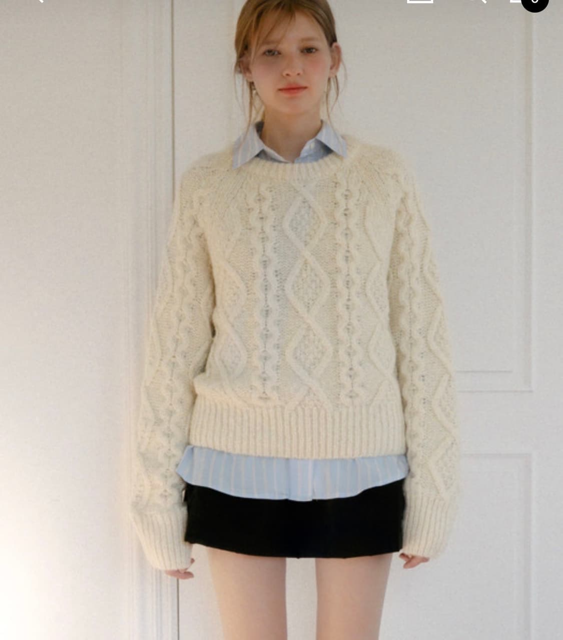 레테라 헤비울 니트 (아이보리) 상품이미지2