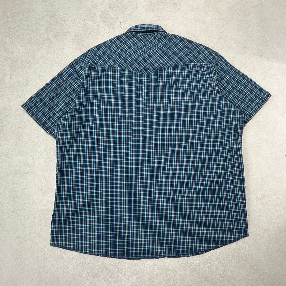 랭글러 투포켓 체크하프셔츠 s10515 상품이미지2