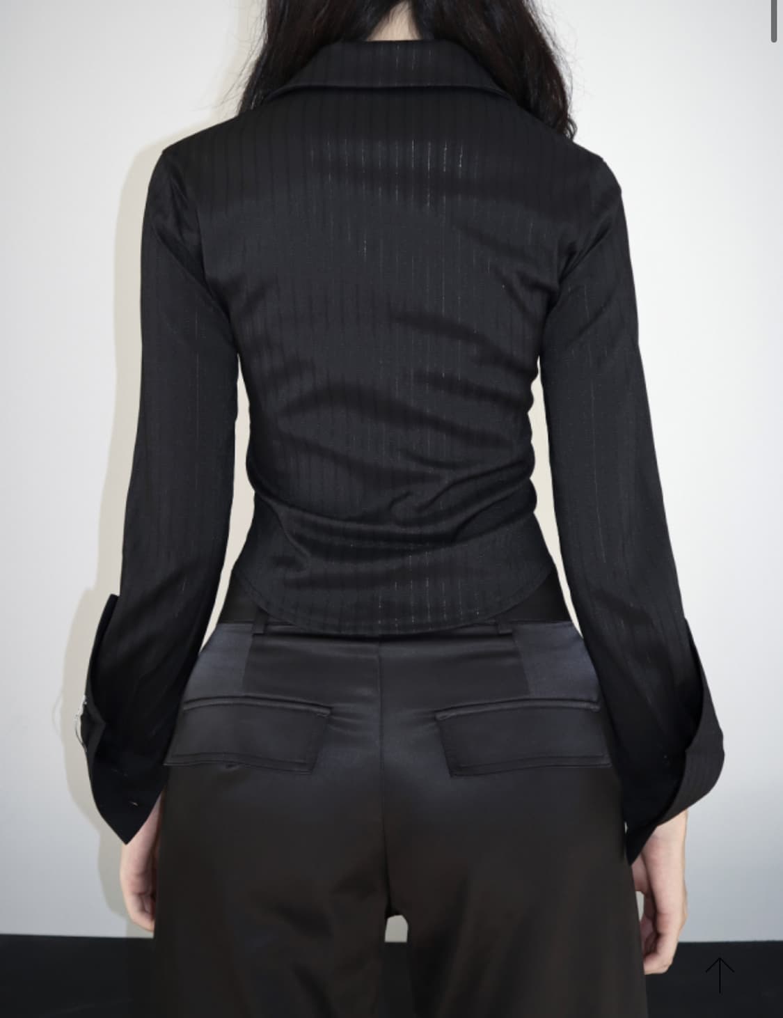 클라따 lace princess shirt, black 상품이미지2