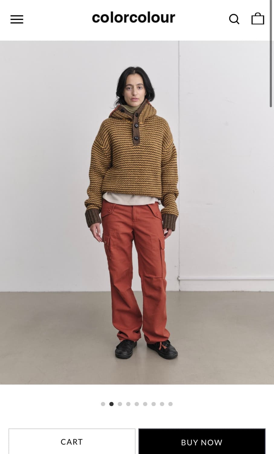 Colorcolour pocket pants (orange)  상품이미지1