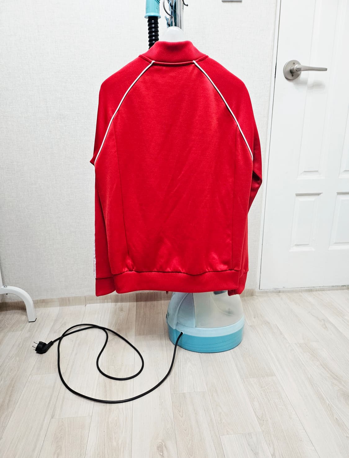 (95)M 아디다스 슈퍼스타 2중지퍼 [빨흰] 트랙탑져지 상품이미지6