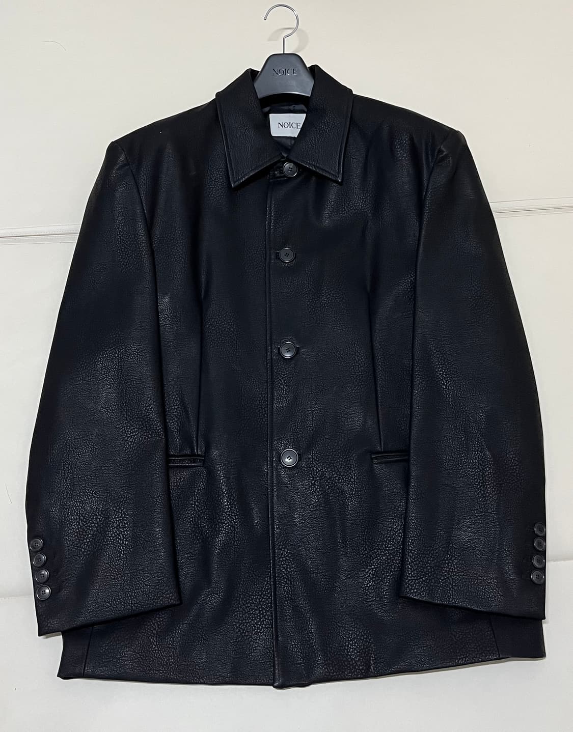 [노이스] 텍사스 레더 자켓 (차은우 자켓) 상품이미지1