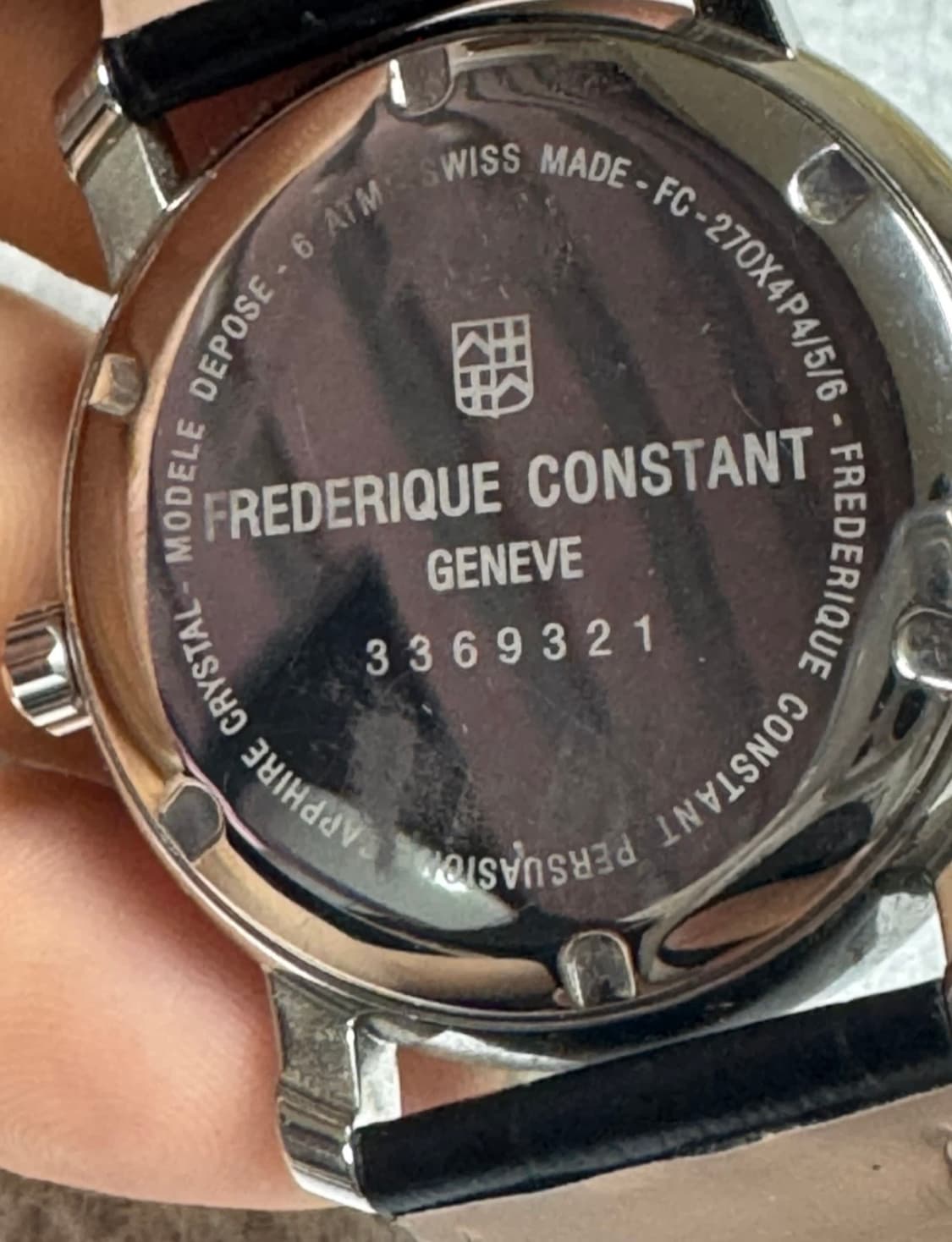 프레드릭 콘스탄트 문페이즈 가죽 시계(정품) 상품이미지5