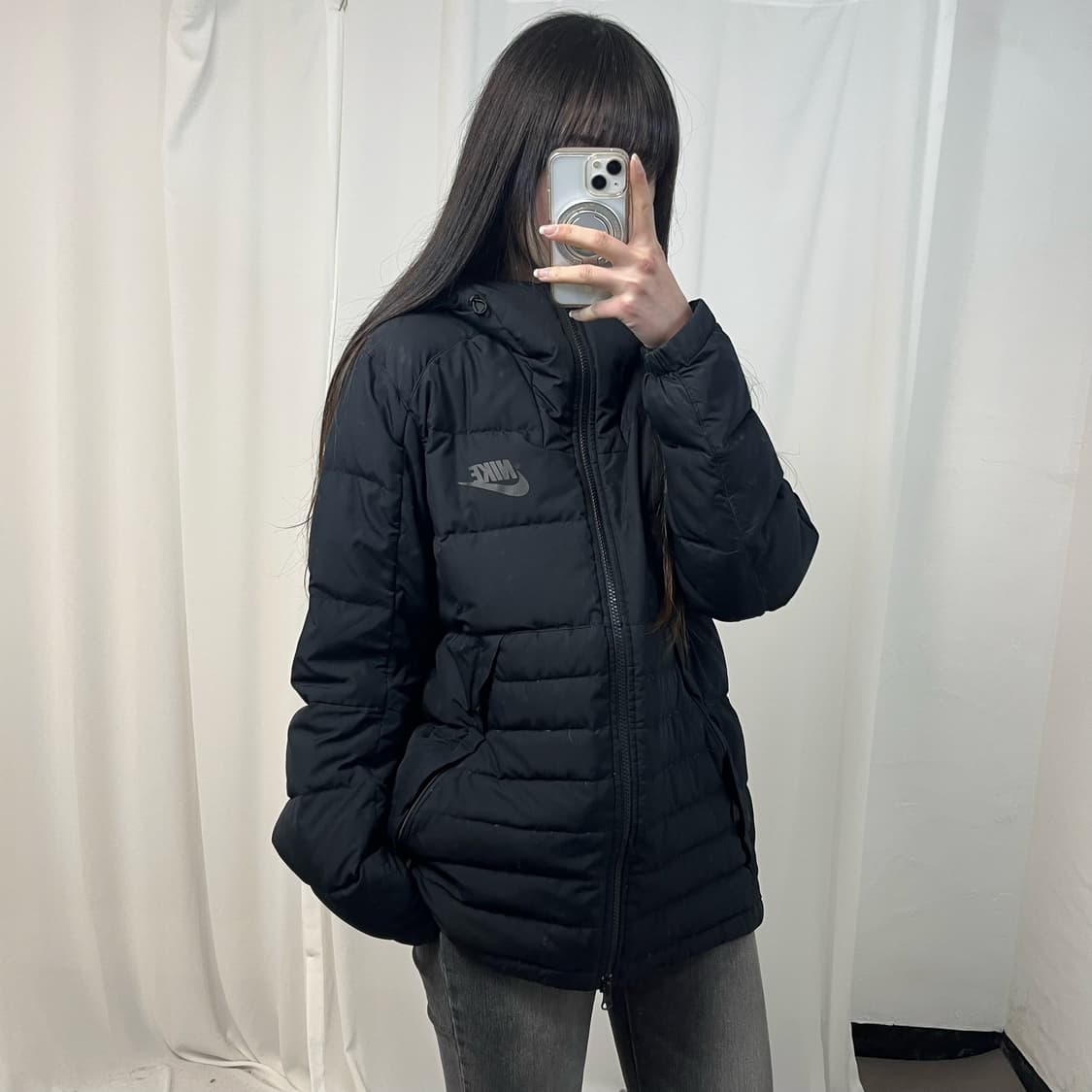 Nike Black Lightweight Padding 상품이미지2