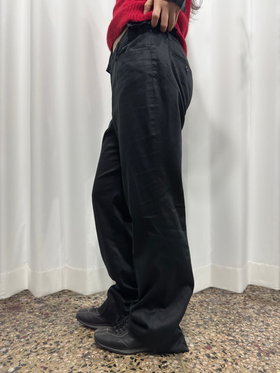 ofuon black slacks 상품이미지4