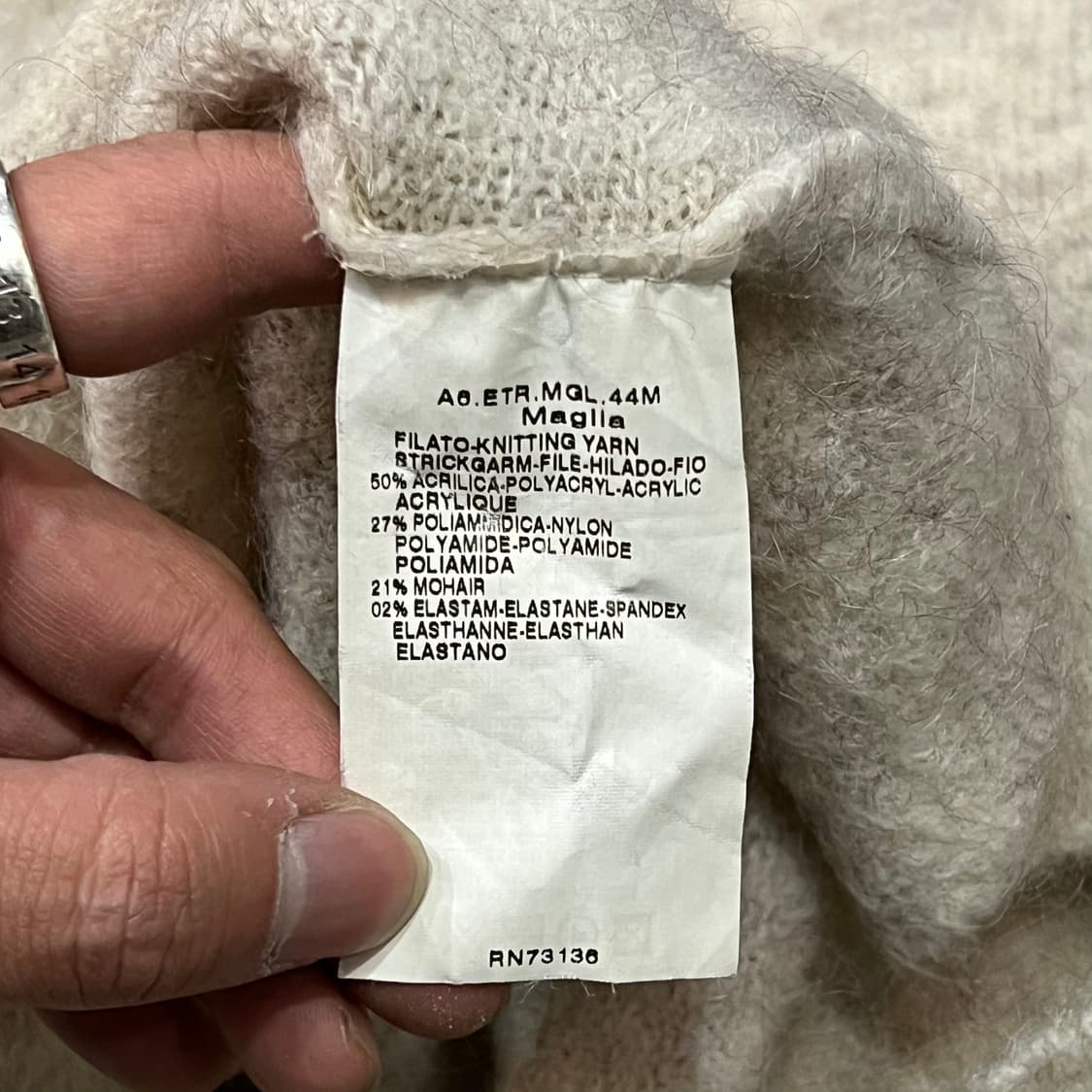  막스앤코 브이넥 모헤어 니트 y14536 상품이미지6