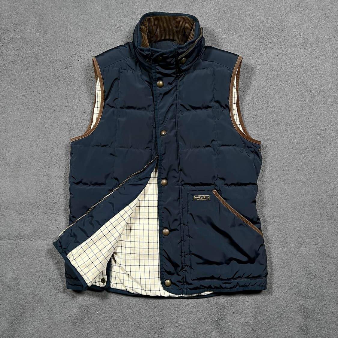 폴로 퀼팅 다운 베스트 자켓 상품이미지1