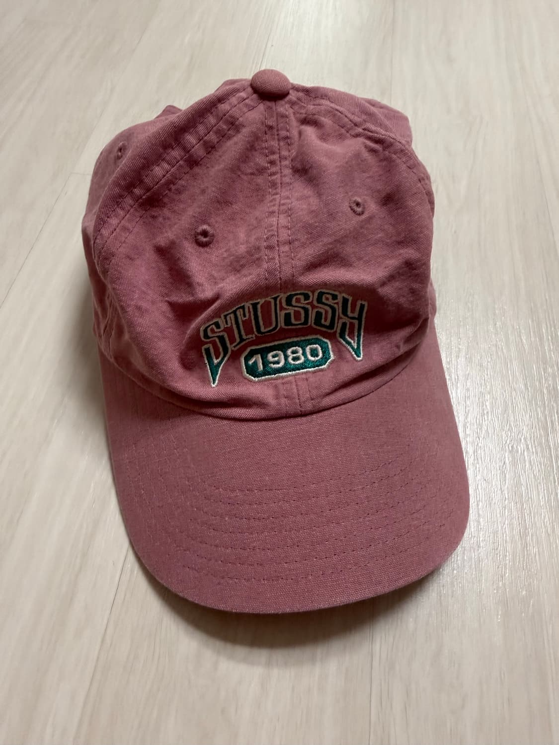 Stussy 1980 로우 볼캡 핑크 윤승아 모자 상품이미지1