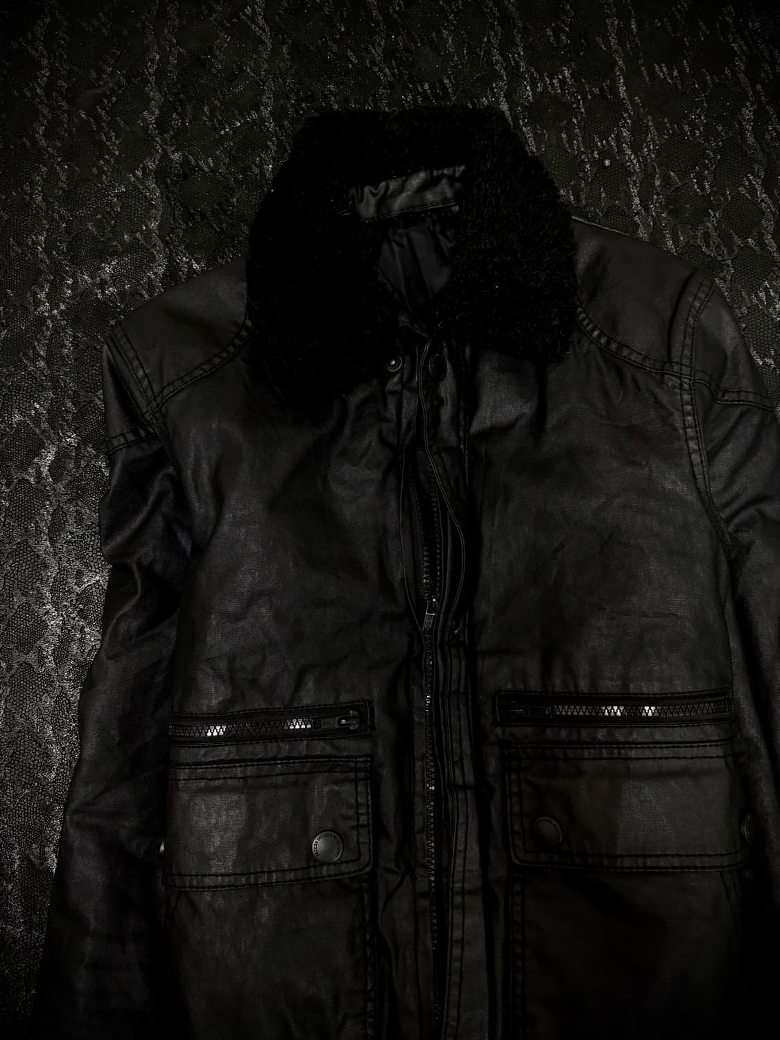 Opium Fur Trimming Gimmick Padded Jacket 상품이미지4