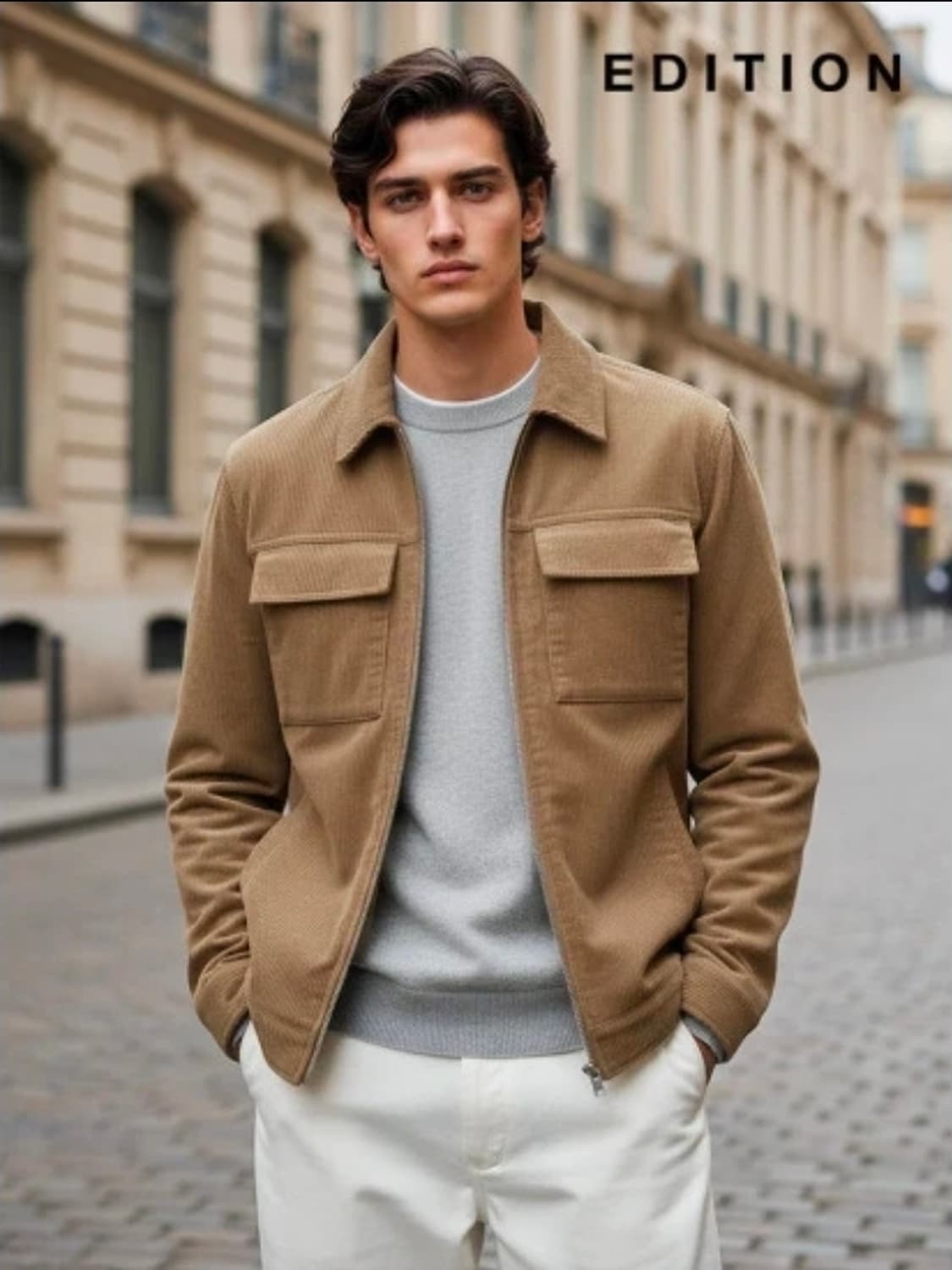 에디션 코듀로이 트러커 자켓 110 상품이미지2