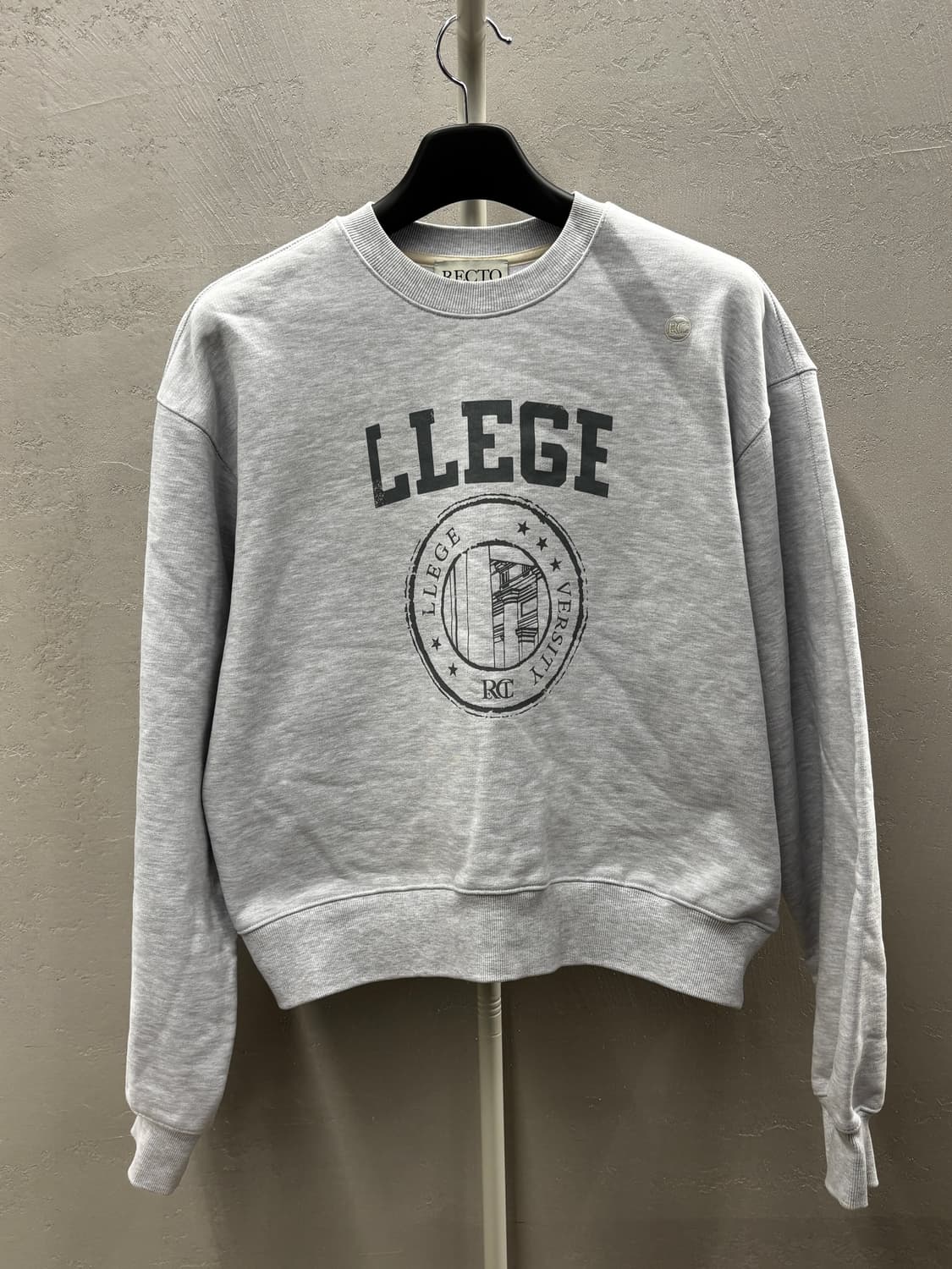 렉토 LLEGE 로고 스웻 셔츠 F 상품이미지2