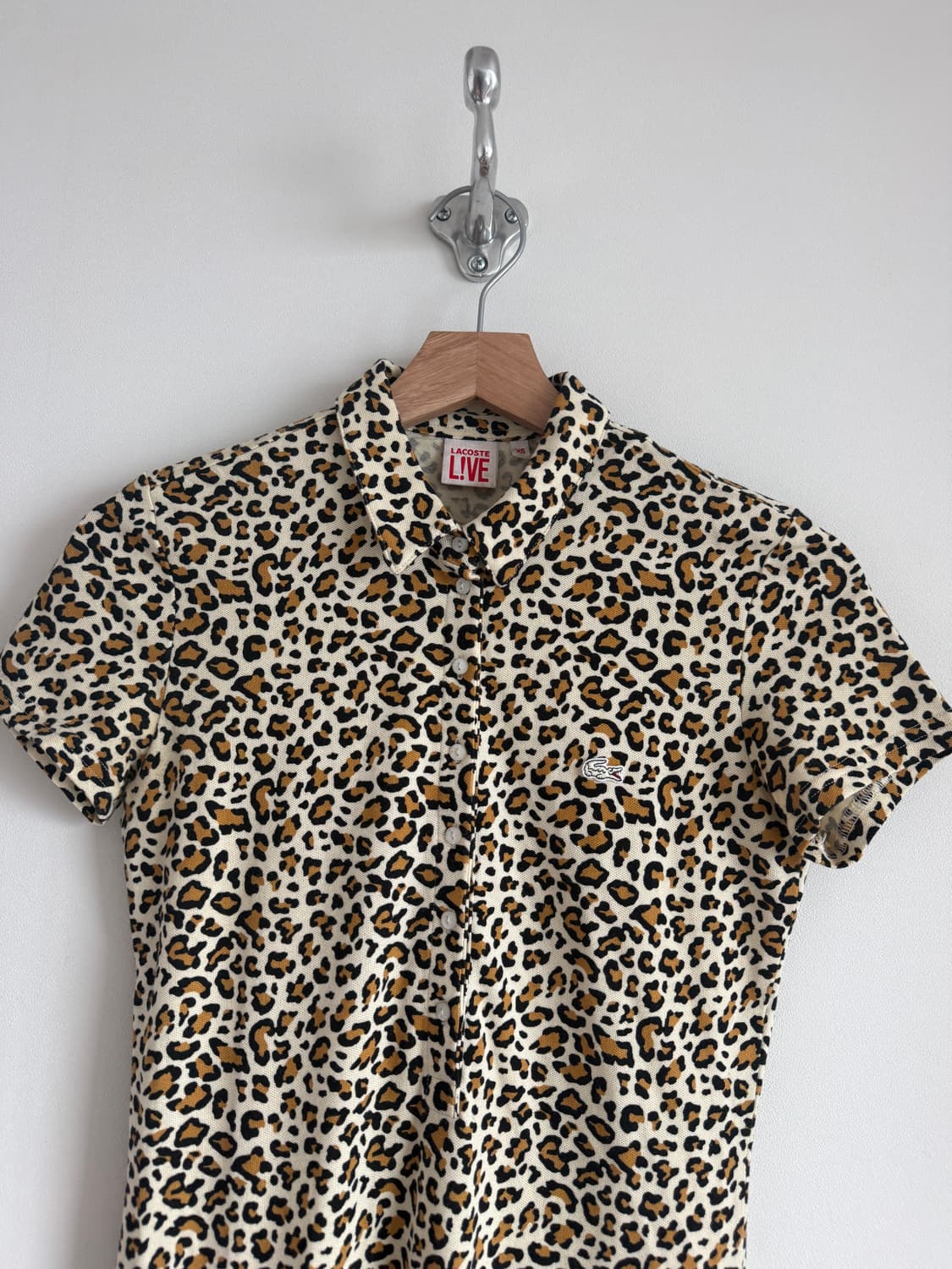 라코스테(LACOSTE) 레오파드 카라 원피스 상품이미지2