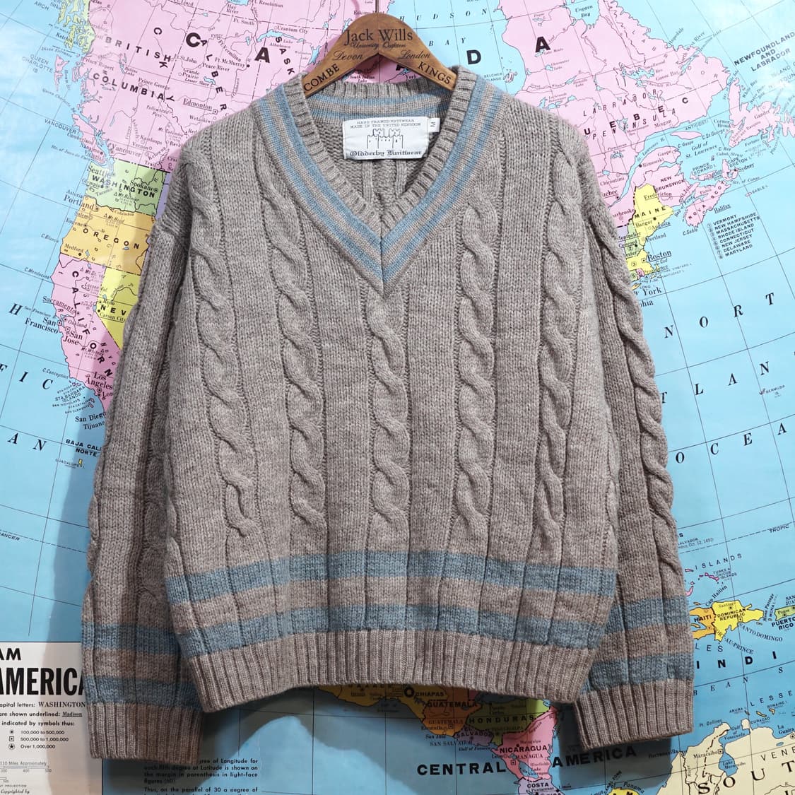 영국제 Oldderby 케이블 니트 상품이미지3