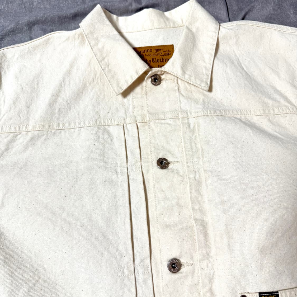 [44]트로피클로딩 Lot.2805N Natural Duck 트러커 자켓 상품이미지6