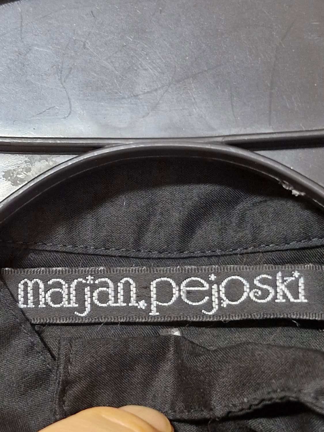 Marjan pejoski 아카이브 프릴타이 롱셔츠 상품이미지6