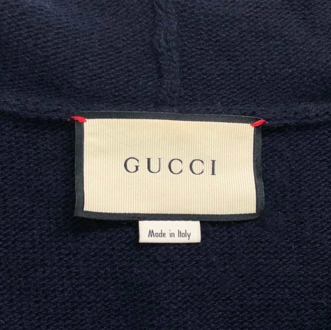 구찌 LOVED 니트 후드집업/남성M 상품이미지4